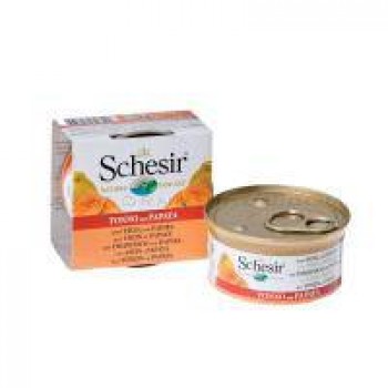 Schesir Gato Atum e Papaia lata 85gr